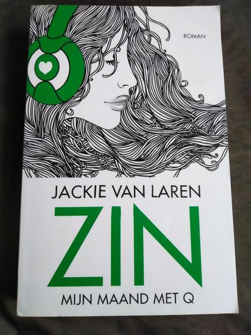 Jackie van Laren - Zin / Mijn maand met Q (erotische roman), Boeken, Romans, Zo goed als nieuw, Nederland, Ophalen of Verzenden