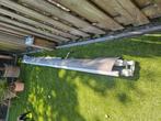 Zonnescherm 360 breedt 250 uitval antraciet doek, Tuin en Terras, Zonneschermen, Ophalen of Verzenden, Zo goed als nieuw, Knikarmscherm