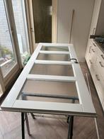 Opdek en Stomp Deur met Glas, Doe-het-zelf en Verbouw, Deuren en Horren, Ophalen, Gebruikt, 80 tot 100 cm, Binnendeur
