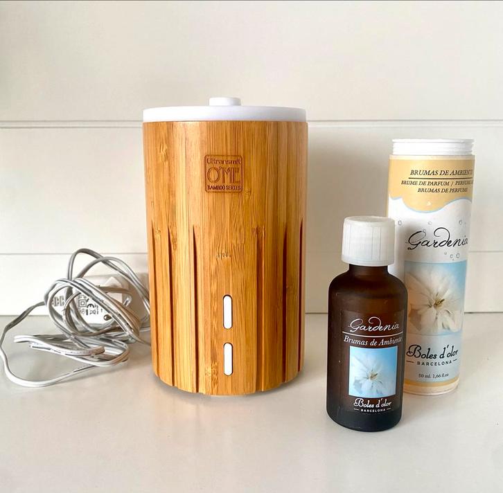 O'ME Bamboo - Aroma Diffuser, Witgoed en Apparatuur, Luchtbehandelingsapparatuur, Luchtbevochtiger, Ophalen of Verzenden