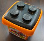 Vintage Lego Opbergdoos / Stenenbox Oranje - LEEG!, Ophalen of Verzenden, Gebruikt, Losse stenen, Lego