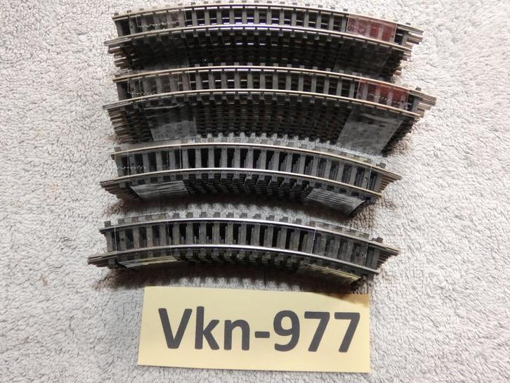 Vk-977 N Spoor Gebogen Rails 14912/22 Minitrix R1 en R2, Hobby en Vrije tijd, Modeltreinen | N-Spoor, Gebruikt, Rails, Gelijkstroom