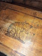 Grotere houten reclame kist voor Hoffmann Catt Starch, Antiek en Kunst, Ophalen of Verzenden