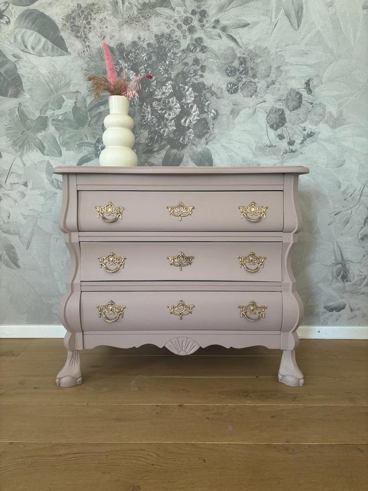 Ladekastje ~ Buikkastje Roze & Goud Landelijk, Huis en Inrichting, Kasten | Ladekasten, Gebruikt, Minder dan 100 cm, 50 tot 100 cm