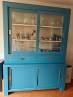 Blauwe buffetkast., Huis en Inrichting, Kasten | Buffetkasten, Ophalen, Zo goed als nieuw, 50 tot 75 cm, 200 cm of meer