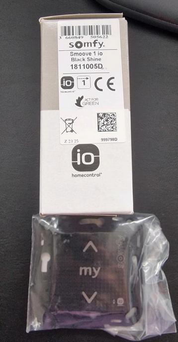 Somfy Smoove 1 io Black Shine - Nieuw in doos beschikbaar voor biedingen