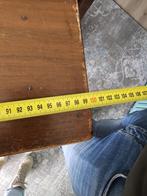 Teak statafel met 4 stoelen, Gebruikt, 100 tot 150 cm, Ophalen of Verzenden, Vier personen