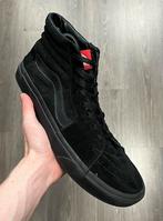 Vans high top black on black skater sneakers - Maat 45, Zwart, Ophalen of Verzenden, Vans, Sneakers of Gympen