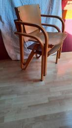 Set Scandinavische eettafel stoelen beuken naturel., Huis en Inrichting, Stoelen, Modern., Twee, Gebruikt, Hout