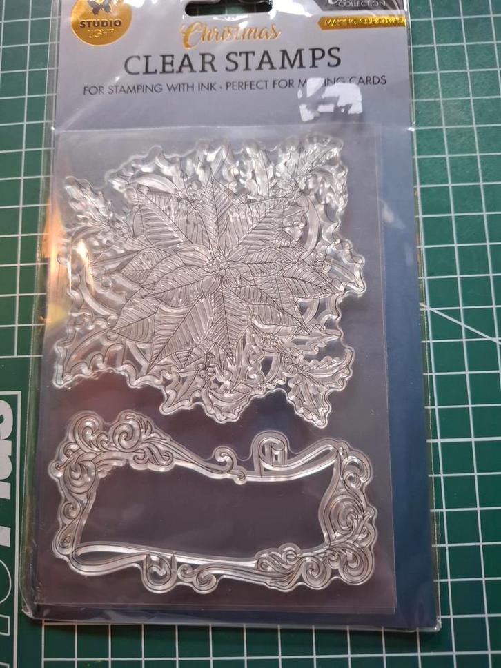 Studio Light Kerst Clear Stamps - Nieuw, Hobby en Vrije tijd, Stempelen, Nieuw, Clearstamp, Ophalen of Verzenden