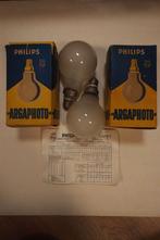 Vintage New Old Stock; Philips Argaphoto studiolampen 2x, Ophalen of Verzenden, Nieuw, Lamp of Flitsset