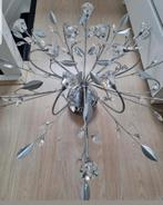 Plafond lamp echt glazen pegels in goed staat, Huis en Inrichting, Lampen | Plafondlampen, Ophalen, Zo goed als nieuw, Glas, Plafondlamp plafonier