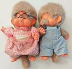Monchhichi Opa en Oma 1974 Vintage, Ophalen of Verzenden, Zo goed als nieuw