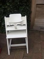 Nette witte stokke tripp trapp, Ophalen, Zo goed als nieuw, Meegroeistoel, Stoelverkleiner