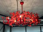 Brand van Egmond Flower Power Kroonluchter Rood Design Lamp, Terzani Lodes Quasar Occhio Penta Marset Jacco Maris, Nieuw, Ophalen of Verzenden
