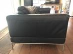 leren bank zwart, Huis en Inrichting, Ophalen, Modern design, Gebruikt, 150 tot 200 cm