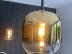 Glazen hanglamp - semi goud glas, Huis en Inrichting, Lampen | Hanglampen, Ophalen, Nieuw, Glas, Minder dan 50 cm