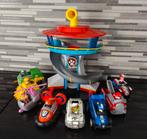 Paw Patrol toren, voertuigen en speelfiguren, Ophalen, Gebruikt