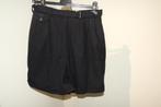 Ralph Lauren wollen korte short donker blauw gesp 10/40, Kleding | Dames, Broeken en Pantalons, Gedragen, Blauw, Maat 38/40 (M)