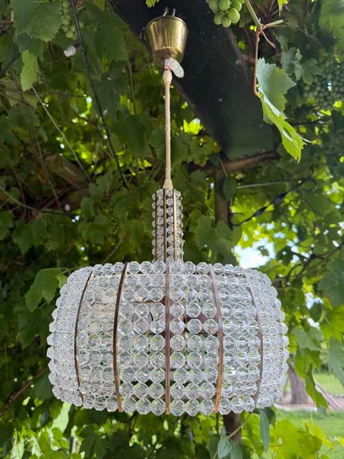 Vintage Emil Stejnar voor Rupert Nikoll lamp, Huis en Inrichting, Lampen | Hanglampen, Zo goed als nieuw, 50 tot 75 cm, Kunststof