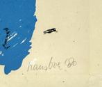 169. Zeefdruk door Hans Boer (1947), gesigneerd in potlood, Antiek en Kunst, Kunst | Litho's en Zeefdrukken, Ophalen of Verzenden