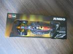 Jumbo Max Verstappen Red Bull racing RB18 2022 MET KAART, Ophalen of Verzenden, Nieuw, Auto, Bburago