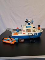 Playmobil politieboot, Kinderen en Baby's, Speelgoed | Playmobil, Ophalen of Verzenden, Zo goed als nieuw, Complete set