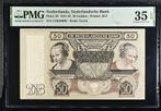 Mooi biljet 50 gulden Oestereetster uit WOII, 1941 | PMG 35, Ophalen of Verzenden, 50 gulden