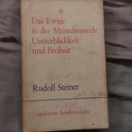 Rudolf Steimer Das Ewige in der Menschsede Unterblickheid, Gelezen, Ophalen of Verzenden