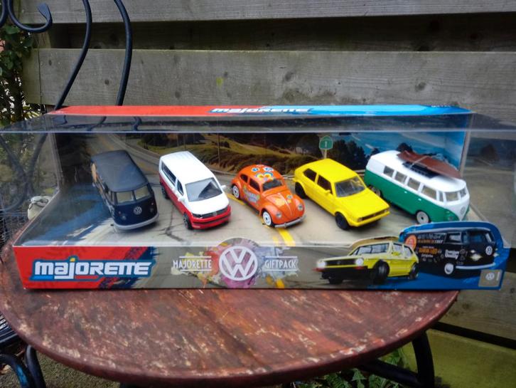 Volkswagen Set Majorette, Hobby en Vrije tijd, Modelauto's | Overige schalen, Nieuw, Auto, Ophalen