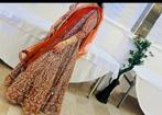 lehenga, Kleding | Dames, Gelegenheidskleding, Maat 38/40 (M), Overige typen, Oranje, Ophalen of Verzenden