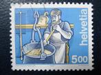 Postzegels Zwitserland 1993 beroepen kaasmaker fluor cw 5,00, Ophalen of Verzenden, Gestempeld
