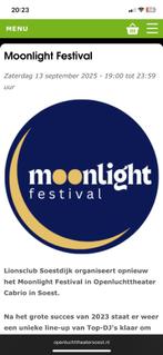 Kaartje moonlight festival, Eén persoon