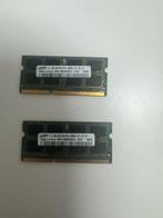 Samsung 2x 2GB RAM geheugenkaarten, Computers en Software, RAM geheugen, Ophalen of Verzenden, Gebruikt, DDR3, Desktop