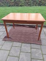 retro  uit schuif eettafel, Huis en Inrichting, Ophalen, Gebruikt, Teakhout, 200 cm of meer