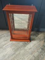 Vitrinekast, Huis en Inrichting, Kasten | Vitrinekasten, Minder dan 50 cm, Met deur(en), Glas, Ophalen of Verzenden