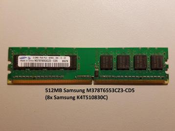 Vintage 240-pins DDR2 SDRAM (PC2-3200 PC2-4200 PC2-5300 PC2- beschikbaar voor biedingen