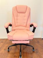 Desk chair with massage, Huis en Inrichting, Ophalen, Gaming bureaustoel, Zo goed als nieuw, Roze