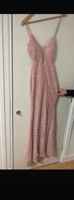 Roze Galajurk met Pailletten - Maat S, Kleding | Dames, Jurken, Ophalen, Zo goed als nieuw, Roze, Maat 36 (S)