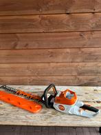 STIHL HSA 100 accu heggenschaar, Tuin en Terras, Ophalen of Verzenden, Zo goed als nieuw, Accu, STIHL