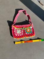 Nieuw kleurrijk granny square tasje, mt 26x16 cm, Verzenden, Nieuw, Overige kleuren