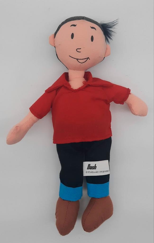 Suske stoffen popje uitgave Dash uit 1997, Verzamelen, Stripfiguren, Gebruikt, Beeldje of Figuurtje, Suske en Wiske, Ophalen of Verzenden