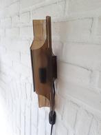 Vintage retro wandlamp Guzzini Italiaans Design jaren 60-70., Ophalen of Verzenden, Gebruikt, Kunststof, Vintage retro jaren 60-70 Guzzini Italiaans Design Mid Century.
