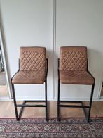 Mooie barkrukken  2 stuks, Huis en Inrichting, Ophalen, Metaal, Zo goed als nieuw, 90 cm of meer