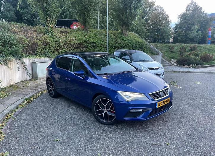 Seat Leon FR / 2017 / Panorama / Blauw, Auto's, Seat, Particulier, Leon, ABS, Achteruitrijcamera, Adaptive Cruise Control, Airbags