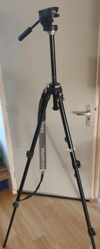 Statief merk Manfrotto 055c. Max hoogte 200 cm, Audio, Tv en Foto, Fotografie | Statieven en Balhoofden, Zo goed als nieuw, 175 cm of meer