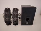 Logitech X-230 speaker set met subwoofer. Breuk in bedrading, Ophalen of Verzenden, Gebruikt, Logitech