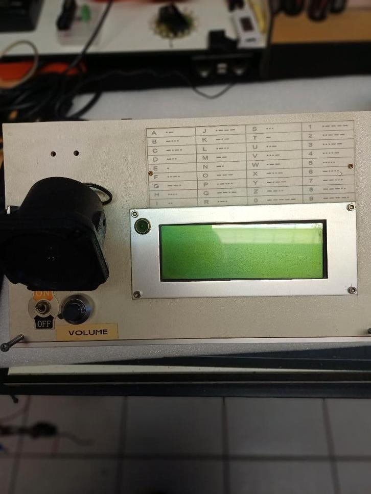 Morse decoder/testunit DSP1,incl. seinsleutel, Telecommunicatie, Overige Telecommunicatie, Gebruikt, Ophalen of Verzenden