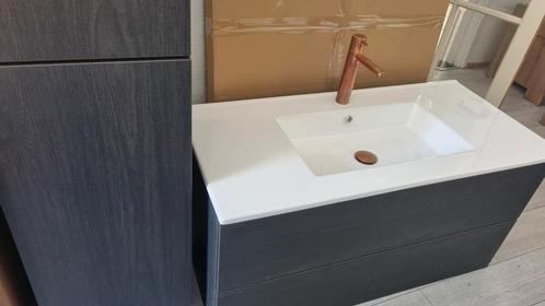 Te koop NIEUW Molenaar compleet badmeubel. Materiaal Carbon, Huis en Inrichting, Badkamer | Badkamermeubels, Nieuw, Minder dan 100 cm