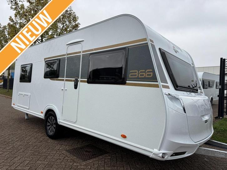 Bürstner B66 535 TL nieuw model!, Caravans en Kamperen, Caravans, tot en met 4, Rondzit, Bürstner, 2 aparte bedden, Overige typen